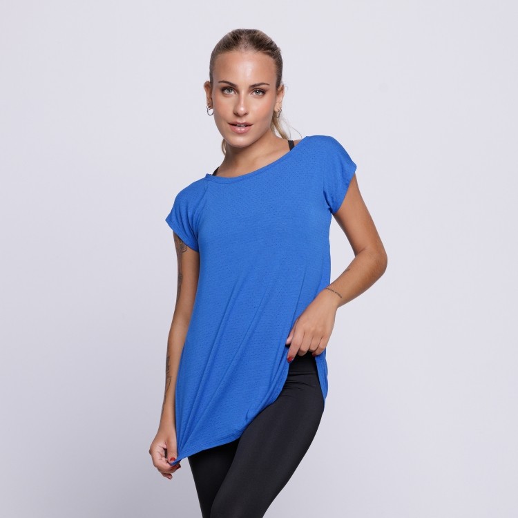 Blusa Fitness Furadinha Royal