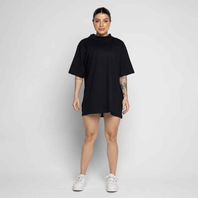 Max T-Shirt em Algodão Preta