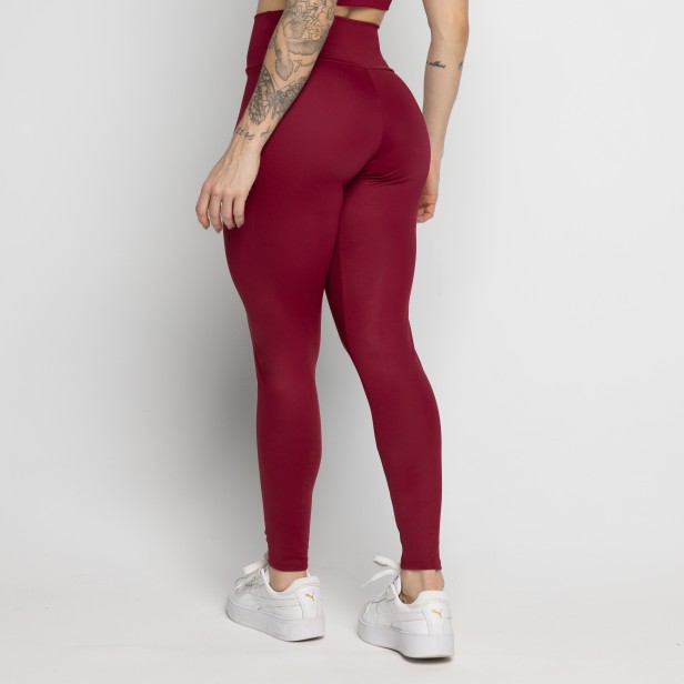 Calça Legging Not So Basic Vinho