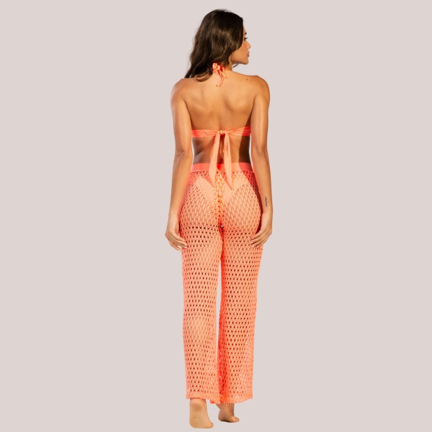 Calça Saída de Praia Laranja