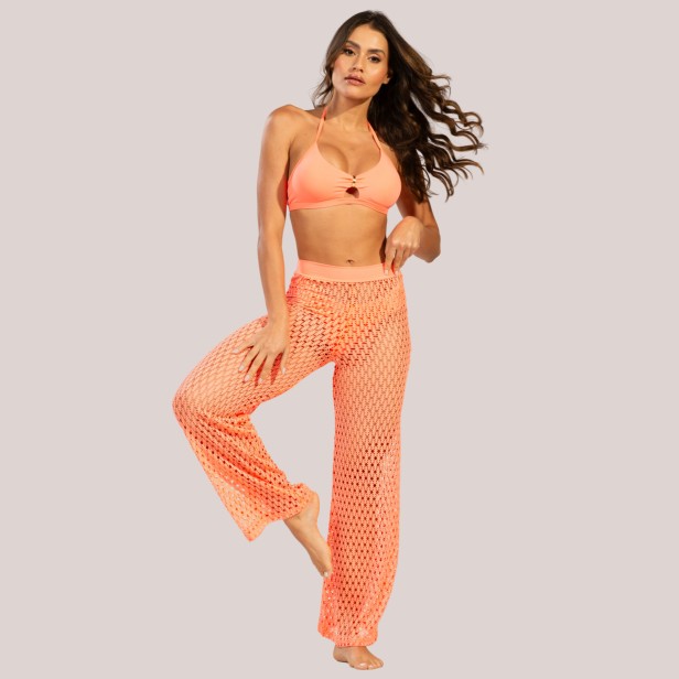 Calça Saída de Praia Laranja