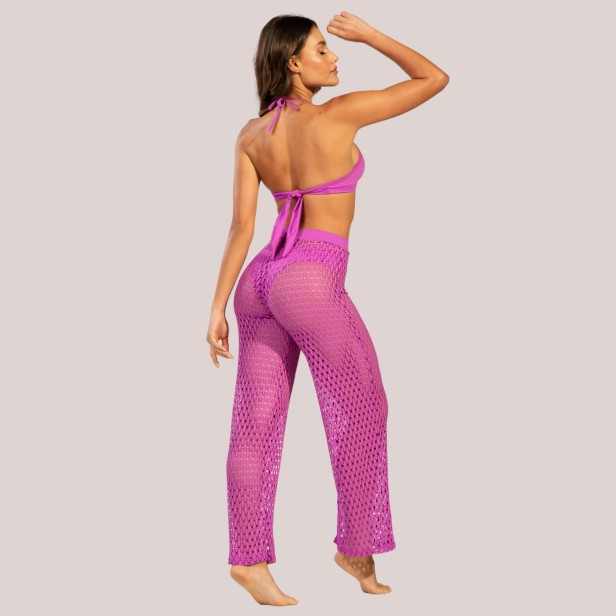 Calça Saída de Praia Roxo