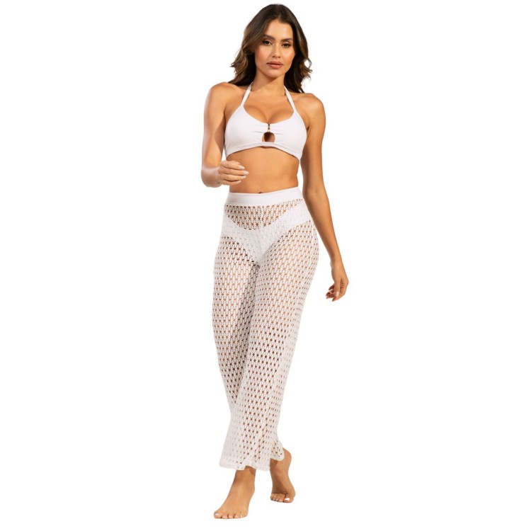 Calça Saída de Praia Branca