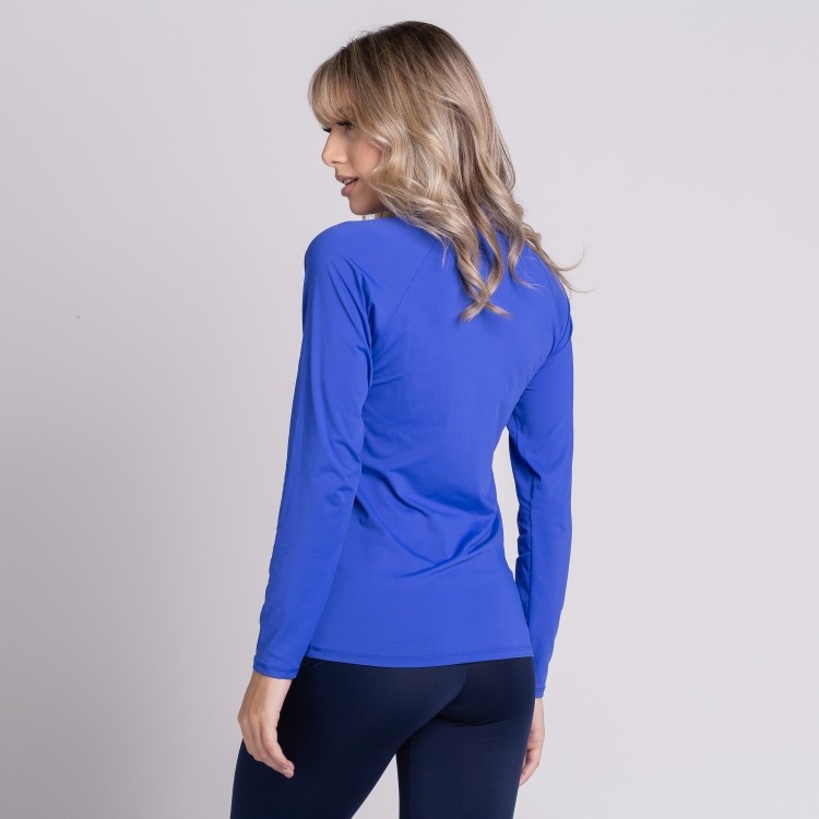 Blusa Térmica Segunda Pele Compressão Proteção Uv Feminina Royal